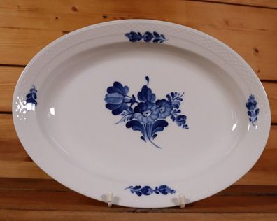 Royal Copenhagen Blaue Blume 8016 Servierplatte 33 x 24,5 cm mit Korbrand 2#M