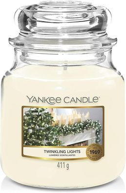 Yankee Candle Twinkling LIGHTS MEDIUM JAR 411G