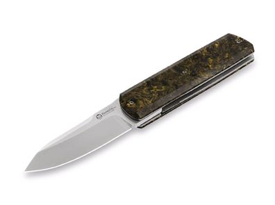 Maserin Silver Sport Knife FAT Carbon Black & Gold