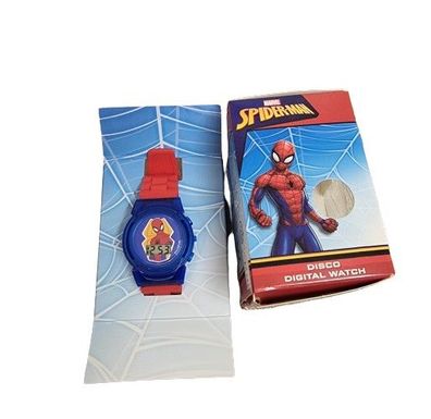 Armbanduhr Digital Farben Disco Light Uhr Kinder Jungenuhr Spiderman Marvel Kids