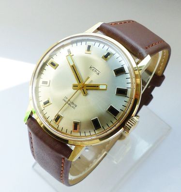 Schöne ungetragene Koha Classic Exklusiv 17Jewels Herren Vintage Armbanduhr