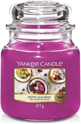 Yankee Candle EXOTIC ACAI BOWL Classic MEDIUM JAR 411G THE LAST Paradise