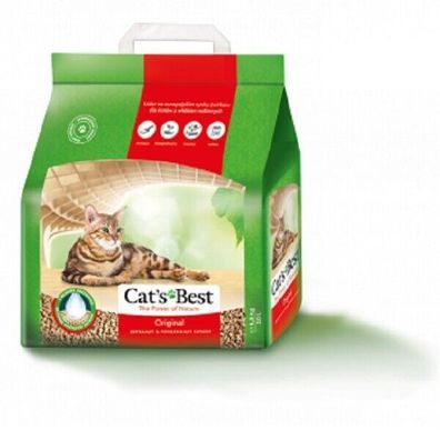 Cats Best Original 17,2 kg - 40 Liter klumpendes Katzenstreu aus Pflanzenfaser