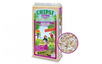 Chipsi Extra Soft 8 kg Weichholzgranulat für Vögel Terrarium und Nager