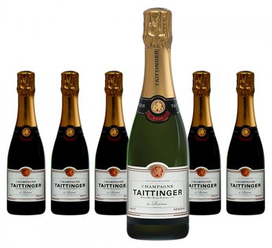6 x Taittinger Champagner Brut Reserve 0,375 l