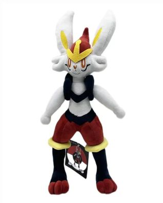 Pokemon liberlo cinderace Kuscheltier Stofftier Anime Plüsch Plush Figur 40cm
