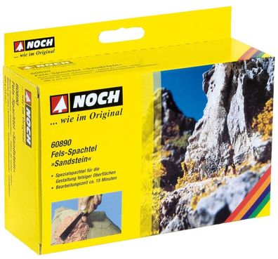 NOCH 60890 Fels-Spachtel “Sandstein” braun, 400 g