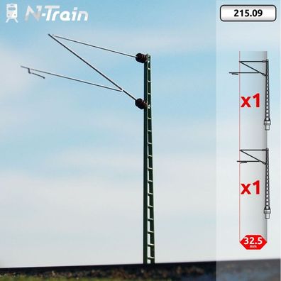 N-TRAIN 21509 N DB - Gittermasten mit Re160 Ausleger - XL (2 St.)