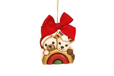 THUN 'Weihnachtsschmuck Teddy und Rentier Robin aus Keramik, maxi' 2023