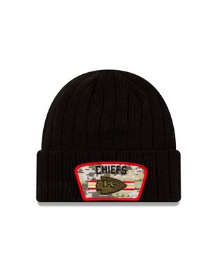 NFL Kansas City Chiefs Salute to Service black 2021 Mütze NewEra 195853838570