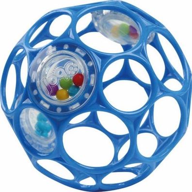 HCM Oball Rattle 10 cm - blau