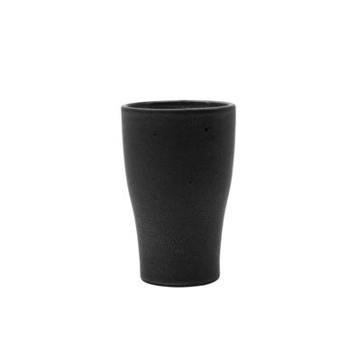 House Doctor - Thermo Kaffeebecher aus Steinzeug | Doppelwandige Tasse ohne Henkel