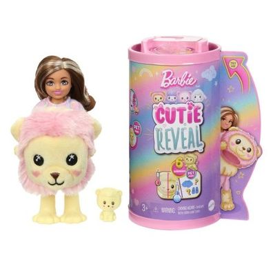 Mattel Barbie Cutie Reveal Cozy Cute Tees Chelsea Puppe - Löwe