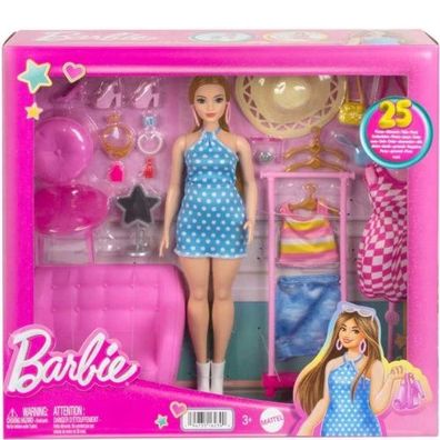 Mattel Barbie Stylistin und Kleiderschrank