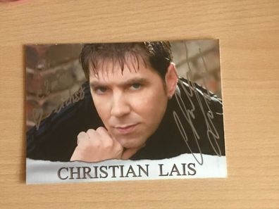 Christian Lais Autogrammkarte orig signiert Schlager Rock Pop #6494