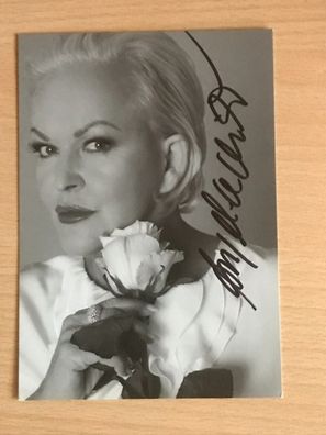 Angelika Milster Autogrammkarte orig signiert Schlager Rock Pop #6415