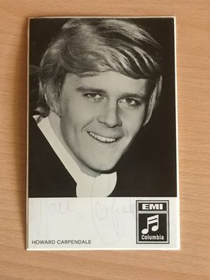 Howard Carpendale Autogrammkarte orig signiert Schlager Rock Pop #6475