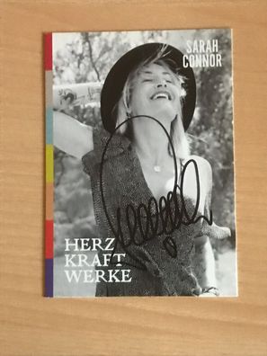 Sarah Connor Autogrammkarte orig signiert Schlager Rock Pop #6506