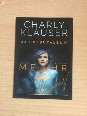 Charly Klauser Autogrammkarte orig signiert Schlager Rock Pop #6509