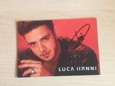 Luca Hänni Autogrammkarte orig signiert Schlager Rock Pop #6519
