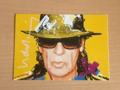 Udo Lindenberg Autogrammkarte orig signiert Schlager Rock Pop #6515