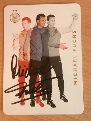 Michael Fuchs Autogrammkarte orig signiert DFB Frauen WM 2023 #6408