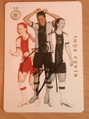 Klara Bühl Autogrammkarte orig signiert DFB Frauen WM 2023 #6402