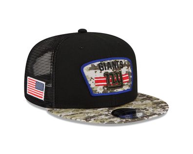NFL Basecap New York Giants Cap 9Fifty Salute to Service 2021 Kappe 195853839973
