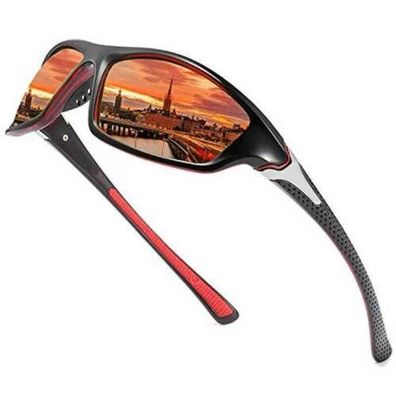 LANON Polarisierte Sonnenbrille Manner Frauen Square Outdoor Sport UV400 Angeln