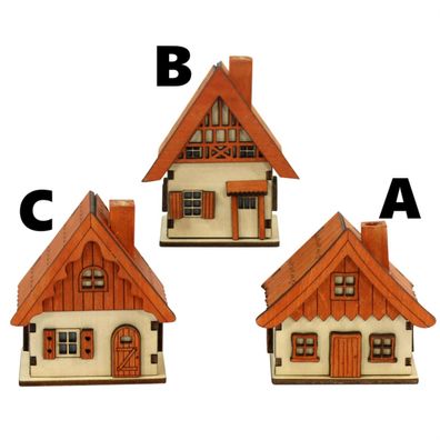 Holz Räucherhaus "Waldhütte" | Häuser einzeln oder im Set Rauchhaus