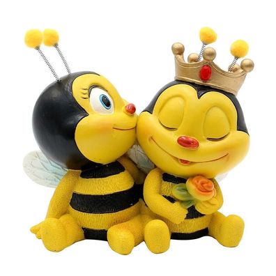 Bienenpaar Küsschen - Bienen Kuss Liebe Biene Figur Hochzeit Geschenkidee Deko