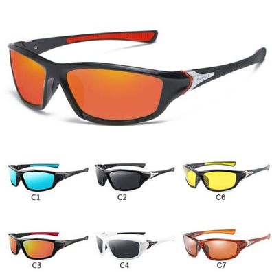 Polarisierte Sonnenbrille Manner Frauen Sport Fahren Angeln Radfahren UV400 Mode