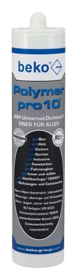 Polymer pro10® 310 ml betongrau - Universal-Dichtstoff