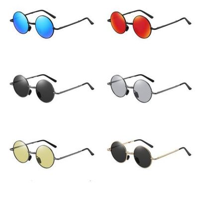 LANON Runde Sonnenbrille Retro Vintage Polarisiert Damen Herren verfarbung drive