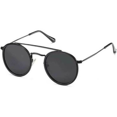 LANON HD UV400 Runde Damen Polarisierte Sonnenbrille Doppelbalken Mode Sommer