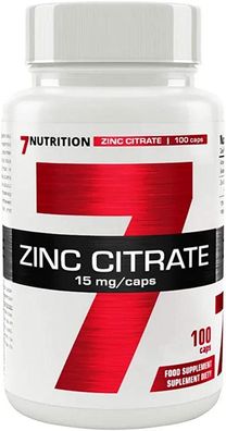 7Nutrition Zinc Citrat 100 Vegan Caps a´15mg