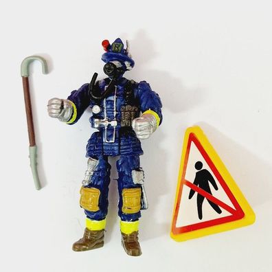 3 teilige Bewegliche Feuerwehr & Bauarbeiter Figur mit Einsatz Equipment Restposten 9