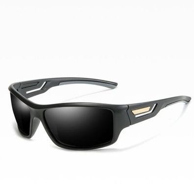 LANON TR90 Polarisierte Herren Sonnenbrille Ultraleichter Metallrahmen Sports