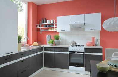 L-Form Küche erweiterbar in 3 Farbkombinationen erhältlich ! Neu und schnell!