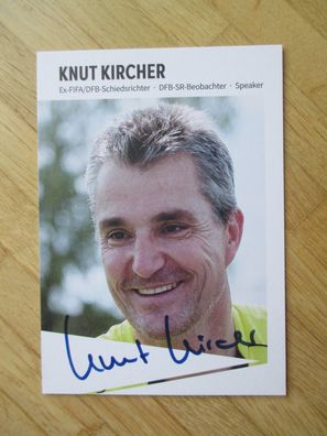 DFB Bundesligaschiedsrichter Knut Kircher - handsigniertes Autogramm!!