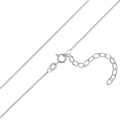 trendor Schmuck Damen-Silberkette für Anhänger Ankerkette 38 cm Breite 1,1 mm 15673