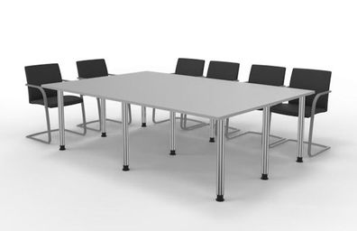 Konferenztisch Köln 240 x 160 cm Besprechungstisch für 12 Personen Meetingtisch
