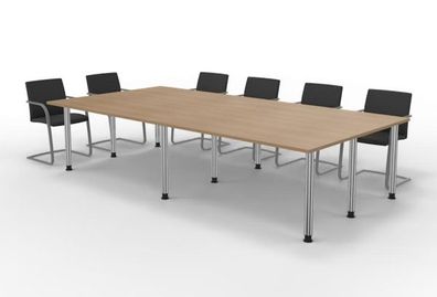 Konferenztisch Köln 320 x 160 cm Besprechungstisch für 12 Personen Meetingtisch