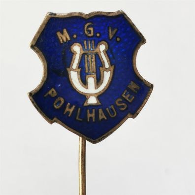 Gesangsverein Männergesangsverein Anstecknadel MGV Lyra Pohlhausen 1896 NRW