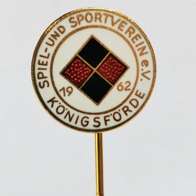 Fussball Anstecknadel SSV Königsförde 1962 FV Niedersachsen Kreis Hameln Pyrmont