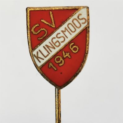 Fussball Anstecknadel SV 1946 Klingsmoos FV Bayern Schwaben Kreis Augsburg