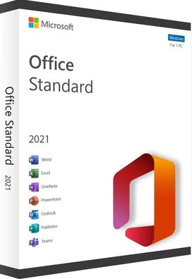 Microsoft Office 2021 Standard | für Windows