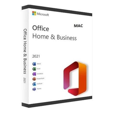 Office Home and Business 2021 MAC/ Lifetime/ MS-KONTO-ANBINDUNG/ Vollversion