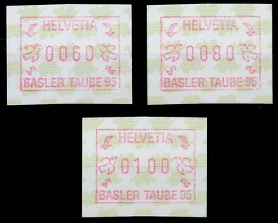 Schweiz Automatenmarken A6 Nr 6-0060-6-0100 postfrisch X67943A