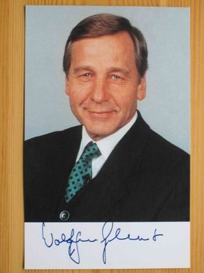 Bundesminister a.D. SPD Wolfgang Clement - handsigniertes Autogramm!!!